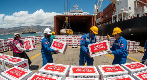 Importing safety matches to global countries by Quenker Matches Company
