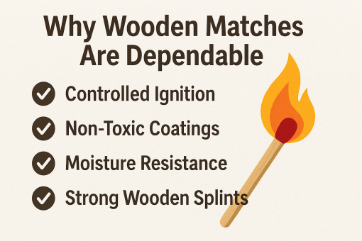 Step by step manufacturing process of Wooden Safety Matches