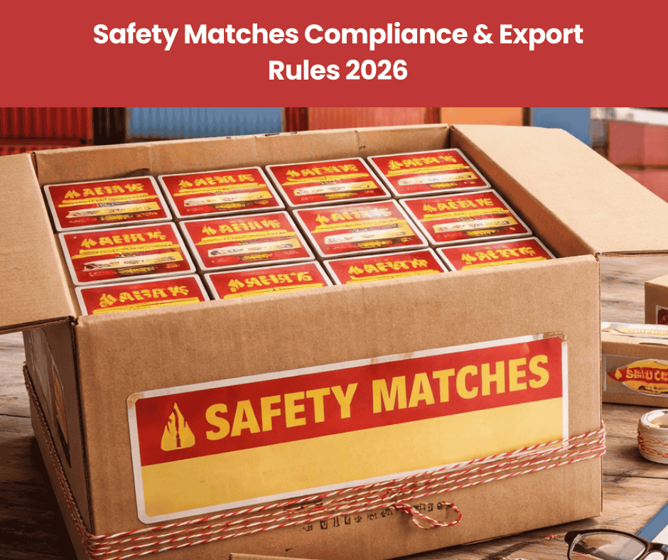 2026 safety matches compliance and export regulations for manufacturers