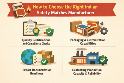Tips for choosing a reliable Indian safety matches manufacturer to ensure quality and safety standards.