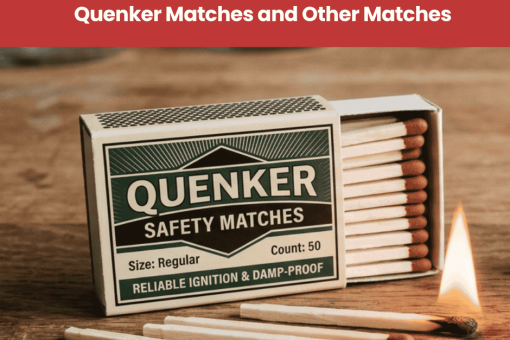 Comparison of Quenker safety matches with other matchbox brands in India