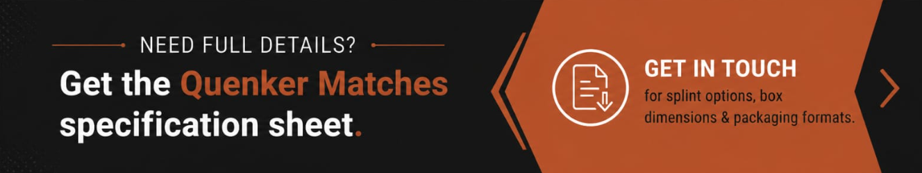 Quenker Matches Data Specification Request Form
